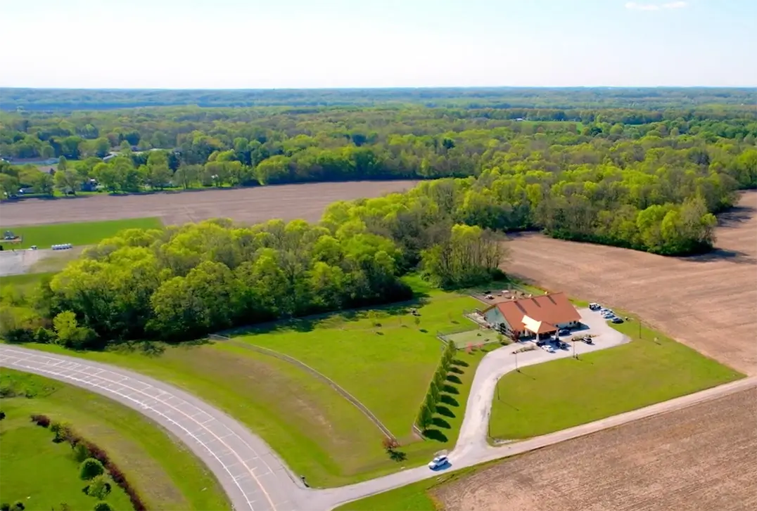 Ariel-shot of DogWood Kennel